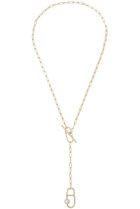 【ナチュラリジュエリ/NATURALI JEWELRY】のクリップチェーンバーエンドネックレス ゴールド|ID: prp329100004950837 ipo3291000000037335501