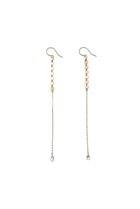 【ナチュラリジュエリ/NATURALI JEWELRY】のディスクチェーンロングピアス トパーズ|ID: prp329100004950842 ipo3291000000037335517