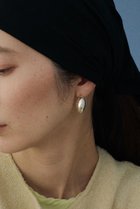 【カレンソロジー/Curensology】の〈CSG〉シルバーオーバルピアス シルバー|ID: prp329100004950844 ipo3291000000037152575