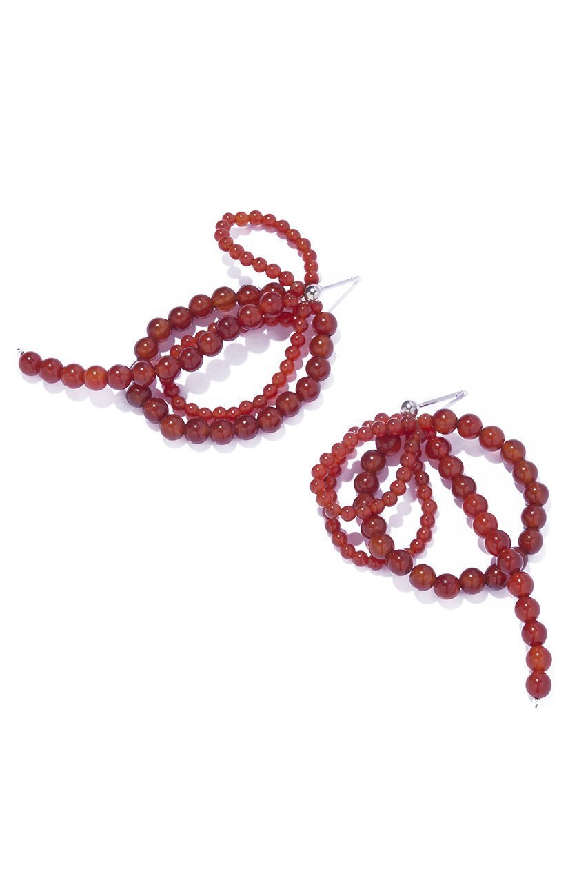 【イリスフォーセブン/IRIS 47】のfabiana red agate ピアス 人気、トレンドファッション・服の通販 founy(ファニー) 　ファッション　Fashion　レディースファッション　Fashion for Women　ジュエリー　Jewelry　ファッションリング　Fashion Rings　イヤリング・フープ・ドロップタイプ　Hoop, Drop & Clip Earrings　イヤリング　Earrings　シルバー　Silver, Metallic Silver　フープ　Hoop, Hoop Earrings　other-2|ID: prp329100004950897 ipo3291000000037152896