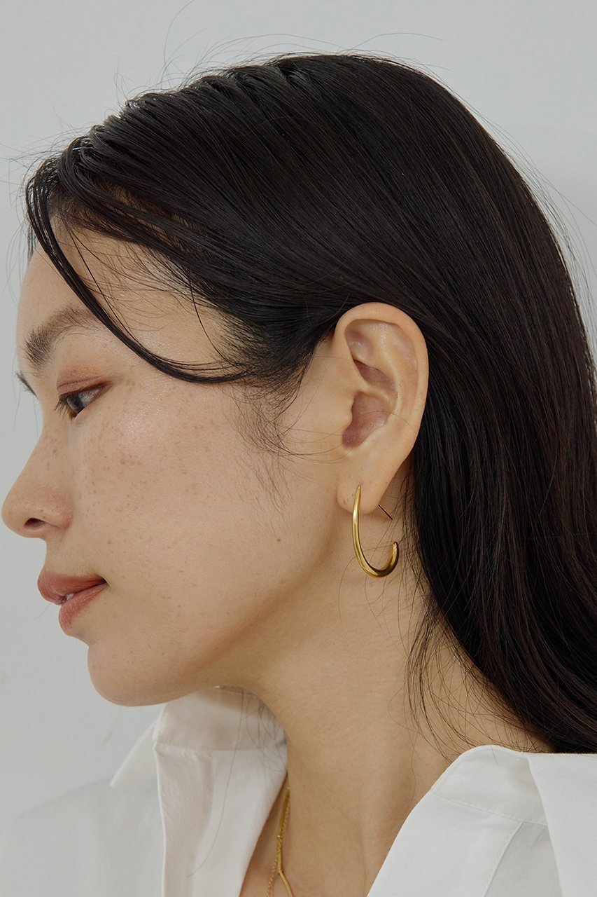 【ガリャルダガランテ/GALLARDAGALANTE】のステンレス カーブフープピアス 人気、トレンドファッション・服の通販 founy(ファニー) 　ファッション　Fashion　レディースファッション　Fashion for Women　ジュエリー　Jewelry　ファッションリング　Fashion Rings　イヤリング・フープ・ドロップタイプ　Hoop, Drop & Clip Earrings　アクセサリー　Fashion Accessories　イヤリング　Earrings　other-3|ID: prp329100004950906 ipo3291000000037152940