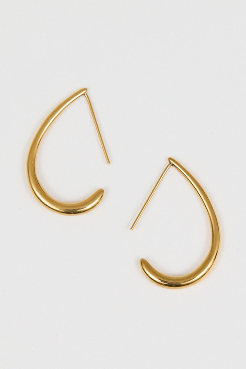 【ガリャルダガランテ/GALLARDAGALANTE】のステンレス カーブフープピアス 人気、トレンドファッション・服の通販 founy(ファニー) 　ファッション　Fashion　レディースファッション　Fashion for Women　ジュエリー　Jewelry　ファッションリング　Fashion Rings　イヤリング・フープ・ドロップタイプ　Hoop, Drop & Clip Earrings　アクセサリー　Fashion Accessories　イヤリング　Earrings　other-4|ID: prp329100004950906 ipo3291000000037152941