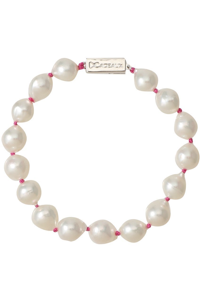【カドー/CADEAUX】のシルク糸 パールブレスレット インテリア・キッズ・メンズ・レディースファッション・服の通販 founy(ファニー) 　ファッション　Fashion　レディースファッション　Fashion for Women　ジュエリー　Jewelry　チェーン＆カフブレスレット　Cuff & Chain Bracelets　バングル・カフブレスレット　Bangles & Cuff Bracelets　シルク　Silk, 100% Silk　シルバー　Silver, Metallic Silver　バロック　Baroque, Baroque Design　パール　Pearl, Pearl Accent　ブレスレット　Bracelet, Wristband　モダン　Modern, Contemporary　ラグジュアリー　Luxury, Elegant　ピンク|ID: prp329100004950926 ipo3291000000037153079