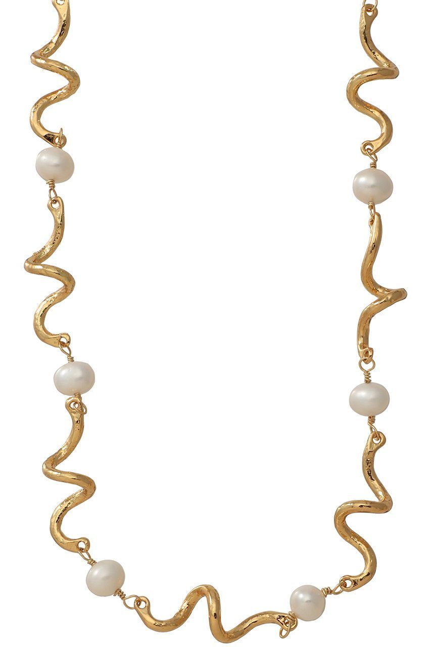 【セシル エ ジャンヌ/CECILE ET JEANNE】のアラベスクネックレス インテリア・キッズ・メンズ・レディースファッション・服の通販 founy(ファニー) 　ファッション　Fashion　レディースファッション　Fashion for Women　ジュエリー　Jewelry　ネックレス　Necklaces & Pendants　ネックレス　Necklace, Pendant Necklace　パール　Pearl, Pearl Accent　リュクス　Luxury, Elegant, High-End, Chic　エレガント 上品　Elegant　ゴールド|ID: prp329100004950985 ipo3291000000037153410