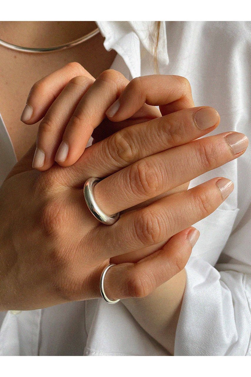 【アッシュ ペー フランス/H.P.FRANCE】の【ALT】2.0 シルバーリング 人気、トレンドファッション・服の通販 founy(ファニー) 　ファッション　Fashion　レディースファッション　Fashion for Women　ジュエリー　Jewelry　シルバーリング　Silver Rings　ファッションリング　Fashion Rings　シルバー　Silver, Metallic Silver　シンプル　Simple, Minimal　ジュエリー　Jewelry, Accessories　ネックレス　Necklace, Pendant Necklace　フランス　France, French　other-2|ID: prp329100004950993 ipo3291000000037153480