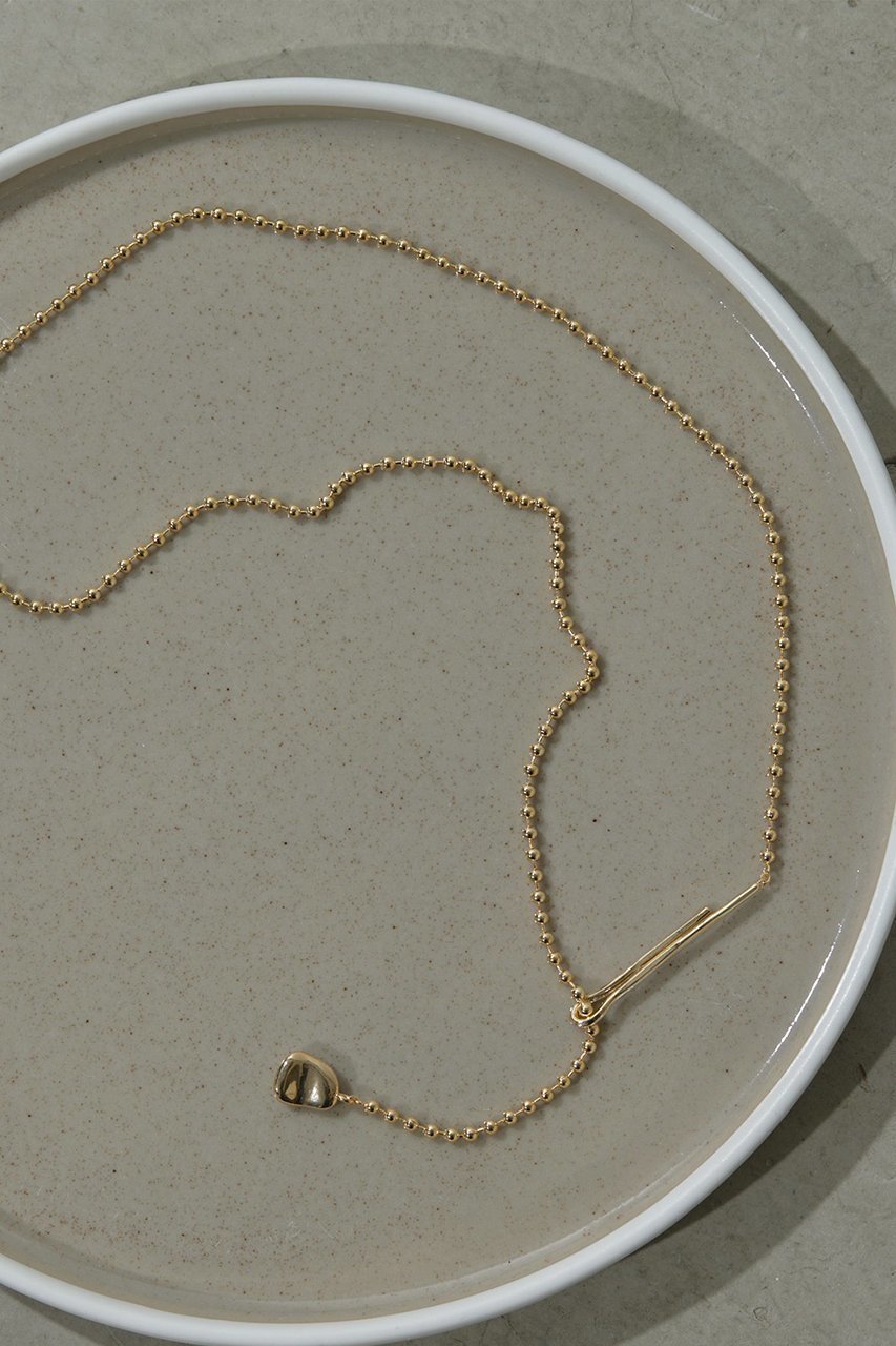 【ガリャルダガランテ/GALLARDAGALANTE】の【NEW】ボールチェーンフックネックレス インテリア・キッズ・メンズ・レディースファッション・服の通販 founy(ファニー) 　ファッション　Fashion　レディースファッション　Fashion for Women　ジュエリー　Jewelry　ネックレス　Necklaces & Pendants　シンプル　Simple, Minimal　ストーン　Stone, Gem-Like　チェーン　Chain, Chain Strap　ネックレス　Necklace, Pendant Necklace　ゴールド|ID: prp329100004951032 ipo3291000000037153734