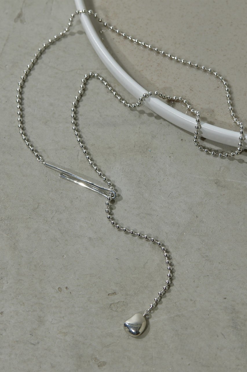 【ガリャルダガランテ/GALLARDAGALANTE】の【NEW】ボールチェーンフックネックレス インテリア・キッズ・メンズ・レディースファッション・服の通販 founy(ファニー) 　ファッション　Fashion　レディースファッション　Fashion for Women　ジュエリー　Jewelry　ネックレス　Necklaces & Pendants　シンプル　Simple, Minimal　ストーン　Stone, Gem-Like　チェーン　Chain, Chain Strap　ネックレス　Necklace, Pendant Necklace　シルバー|ID: prp329100004951032 ipo3291000000037153735