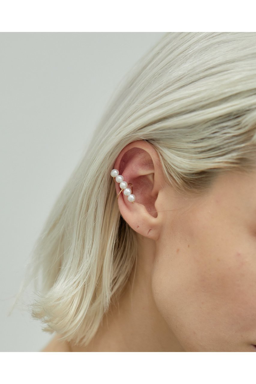 【ナチュラリジュエリ/NATURALI JEWELRY】のクインテットパールイヤーカフ(片耳用) 人気、トレンドファッション・服の通販 founy(ファニー) 　ファッション　Fashion　レディースファッション　Fashion for Women　ジュエリー　Jewelry　ファッションリング　Fashion Rings　イヤリング・フープ・ドロップタイプ　Hoop, Drop & Clip Earrings　イヤリング　Earrings　イヤーカフ　Ear Cuffs　スタイリッシュ　Stylish, Fashionable　ストレート　Straight, Straight Cut　パーティ　Party, Party Style　パール　Pearl, Pearl Accent　片耳　One-Ear, Single Earring　other-3|ID: prp329100004951036 ipo3291000000037153762