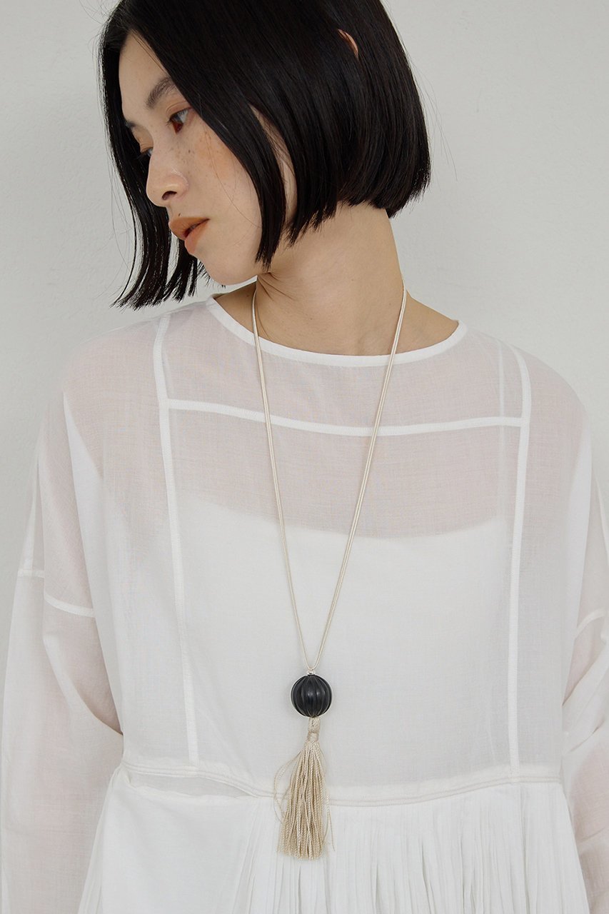【ガリャルダガランテ/GALLARDAGALANTE】のタッセルコードネックレス インテリア・キッズ・メンズ・レディースファッション・服の通販 founy(ファニー) 　ファッション　Fashion　レディースファッション　Fashion for Women　ジュエリー　Jewelry　ネックレス　Necklaces & Pendants　シンプル　Simple, Minimal　ネックレス　Necklace, Pendant Necklace　モチーフ　Motif, Design Theme　アイボリー|ID: prp329100004951039 ipo3291000000037153781