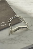 【ガリャルダガランテ/GALLARDAGALANTE】の【Lemme.×2.718】プレートチェーンブレスレット 人気、トレンドファッション・服の通販 founy(ファニー) ファッション Fashion レディースファッション Fashion for Women ジュエリー Jewelry チェーン＆カフブレスレット Cuff & Chain Bracelets バングル・カフブレスレット Bangles & Cuff Bracelets アクセサリー Fashion Accessories ガラス Glass, Glassware シューズ Shoes, Footwear シルバー Silver, Metallic Silver シンプル Simple, Minimal ジュエリー Jewelry, Accessories チェーン Chain, Chain Strap ブレスレット Bracelet, Wristband プレート Plate, Dish モダン Modern, Contemporary thumbnail 925シルバー|ID: prp329100004951041 ipo3291000000037153800