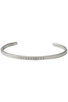 【エムエム6 メゾン マルタン マルジェラ/MM6 Maison Martin Margiela】のMinimal ロゴ バングル(3mm) パラジウム|ID: prp329100004951155 ipo3291000000037154601