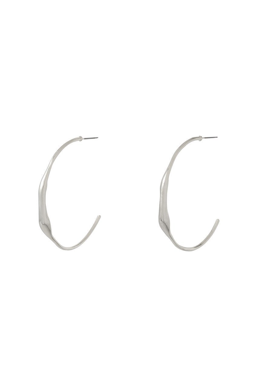 【ガリャルダガランテ/GALLARDAGALANTE】のニュアンスフープピアス インテリア・キッズ・メンズ・レディースファッション・服の通販 founy(ファニー) 　ファッション　Fashion　レディースファッション　Fashion for Women　ジュエリー　Jewelry　ファッションリング　Fashion Rings　イヤリング・フープ・ドロップタイプ　Hoop, Drop & Clip Earrings　おすすめ　Recommended / Our Picks　イヤリング　Earrings　シンプル　Simple, Minimal　フープ　Hoop, Hoop Earrings　シルバー|ID: prp329100004951170 ipo3291000000037154689