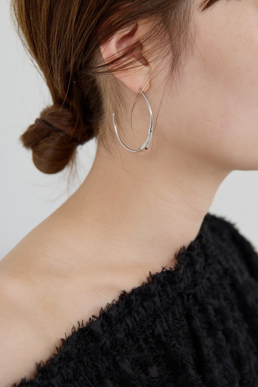 【ガリャルダガランテ/GALLARDAGALANTE】のニュアンスフープピアス 人気、トレンドファッション・服の通販 founy(ファニー) 　ファッション　Fashion　レディースファッション　Fashion for Women　ジュエリー　Jewelry　ファッションリング　Fashion Rings　イヤリング・フープ・ドロップタイプ　Hoop, Drop & Clip Earrings　おすすめ　Recommended / Our Picks　イヤリング　Earrings　シンプル　Simple, Minimal　フープ　Hoop, Hoop Earrings　other-5|ID: prp329100004951170 ipo3291000000037154693