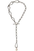 【アデル ビジュー/ADER bijoux】のCUTSTEEL twist chain 2way ラリエット シルバー|ID: prp329100004951297 ipo3291000000037155497