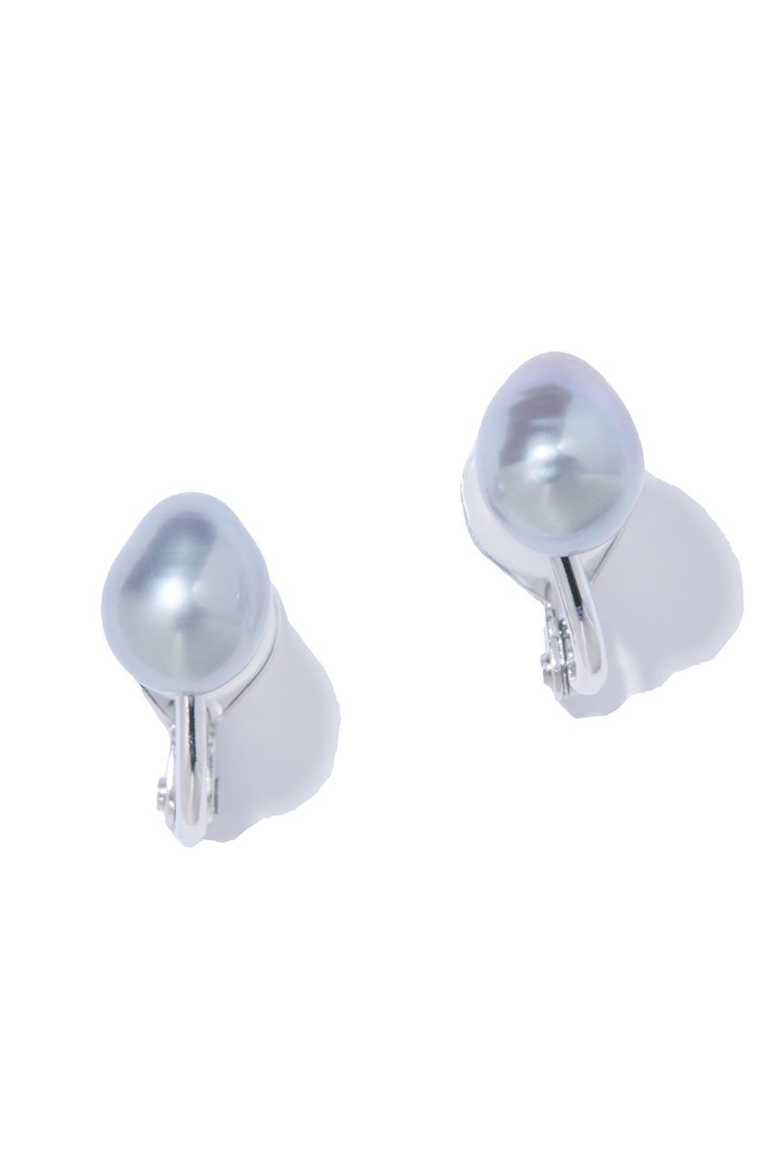 【ルボンボン/les bonbon】のorganic pearl イヤリング インテリア・キッズ・メンズ・レディースファッション・服の通販 founy(ファニー) 　ファッション　Fashion　レディースファッション　Fashion for Women　ジュエリー　Jewelry　ファッションリング　Fashion Rings　イヤリング・フープ・ドロップタイプ　Hoop, Drop & Clip Earrings　イヤリング　Earrings　ジャケット　Jacket, Outerwear　ドレス　Dress, One-Piece　パール　Pearl, Pearl Accent　グレー|ID: prp329100004951313 ipo3291000000037155599