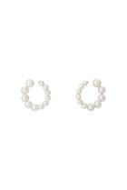 【ナチュラリジュエリ/NATURALI JEWELRY】のパールアンモナイトピアス ホワイト|ID: prp329100004951351 ipo3291000000037335632