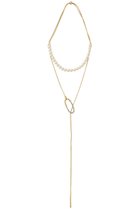 【アデル ビジュー/ADER bijoux】のCUTSTEEL sparkle パールラリエット ゴールド|ID: prp329100004951363 ipo3291000000037155919