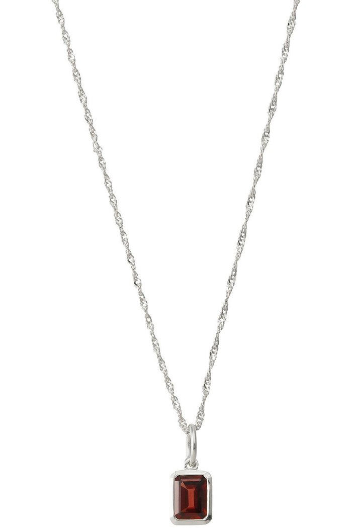 【デイジー ロンドン/DAISY LONDON】のJAN-GARNET SLV ネックレス インテリア・キッズ・メンズ・レディースファッション・服の通販 founy(ファウニー) https://founy.com/ ファッション Fashion レディースファッション Fashion for Women ジュエリー Jewelry ネックレス Necklaces & Pendants シルバー Silver, Metallic Silver チェーン Chain, Chain Strap ツイスト Tweed, Tweed Fabric ネックレス Necklace, Pendant Necklace ボックス Boxy, Box Shape |ID: prp329100004951400 ipo3291000000037156159