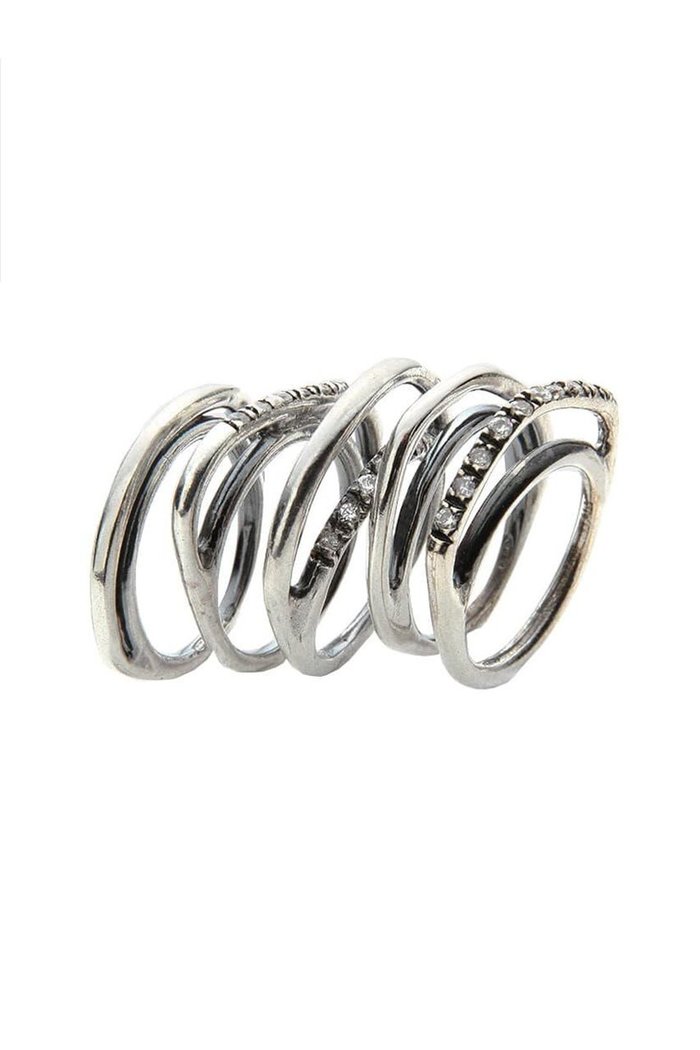 【アッシュ ペー フランス/H.P.FRANCE】の【Iosselliani】CLASSIC COLLECTION Eva 5連リング インテリア・キッズ・メンズ・レディースファッション・服の通販 founy(ファニー) https://founy.com/ ファッション Fashion レディースファッション Fashion for Women ジュエリー Jewelry イタリア Italy コレクション Collection, Seasonal Line シルバー Silver, Metallic Silver ジュエリー Jewelry, Accessories スタイリッシュ Stylish, Fashionable バランス Balance, Style Balance おすすめ Recommended / Our Picks |ID: prp329100004951500 ipo3291000000037156751