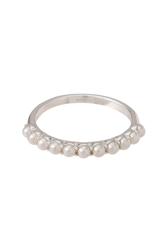 【デイジー ロンドン/DAISY LONDON】のMini Pearl Band リング シルバー インテリア・キッズ・メンズ・レディースファッション・服の通販 founy(ファウニー) https://founy.com/ ファッション Fashion レディースファッション Fashion for Women ジュエリー Jewelry シルバー Silver, Metallic Silver シンプル Simple, Minimal パール Pearl, Pearl Accent |ID: prp329100004951639 ipo3291000000037157614