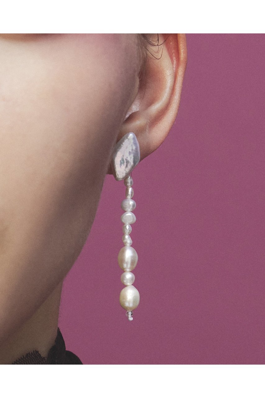 【ルボンボン/les bonbon】のsissi deco ピアス 人気、トレンドファッション・服の通販 founy(ファニー) 　ファッション　Fashion　レディースファッション　Fashion for Women　ジュエリー　Jewelry　ファッションリング　Fashion Rings　イヤリング・フープ・ドロップタイプ　Hoop, Drop & Clip Earrings　イヤリング　Earrings　ジャケット　Jacket, Outerwear　チェーン　Chain, Chain Strap　パール　Pearl, Pearl Accent　other-2|ID: prp329100004951661 ipo3291000000037157759