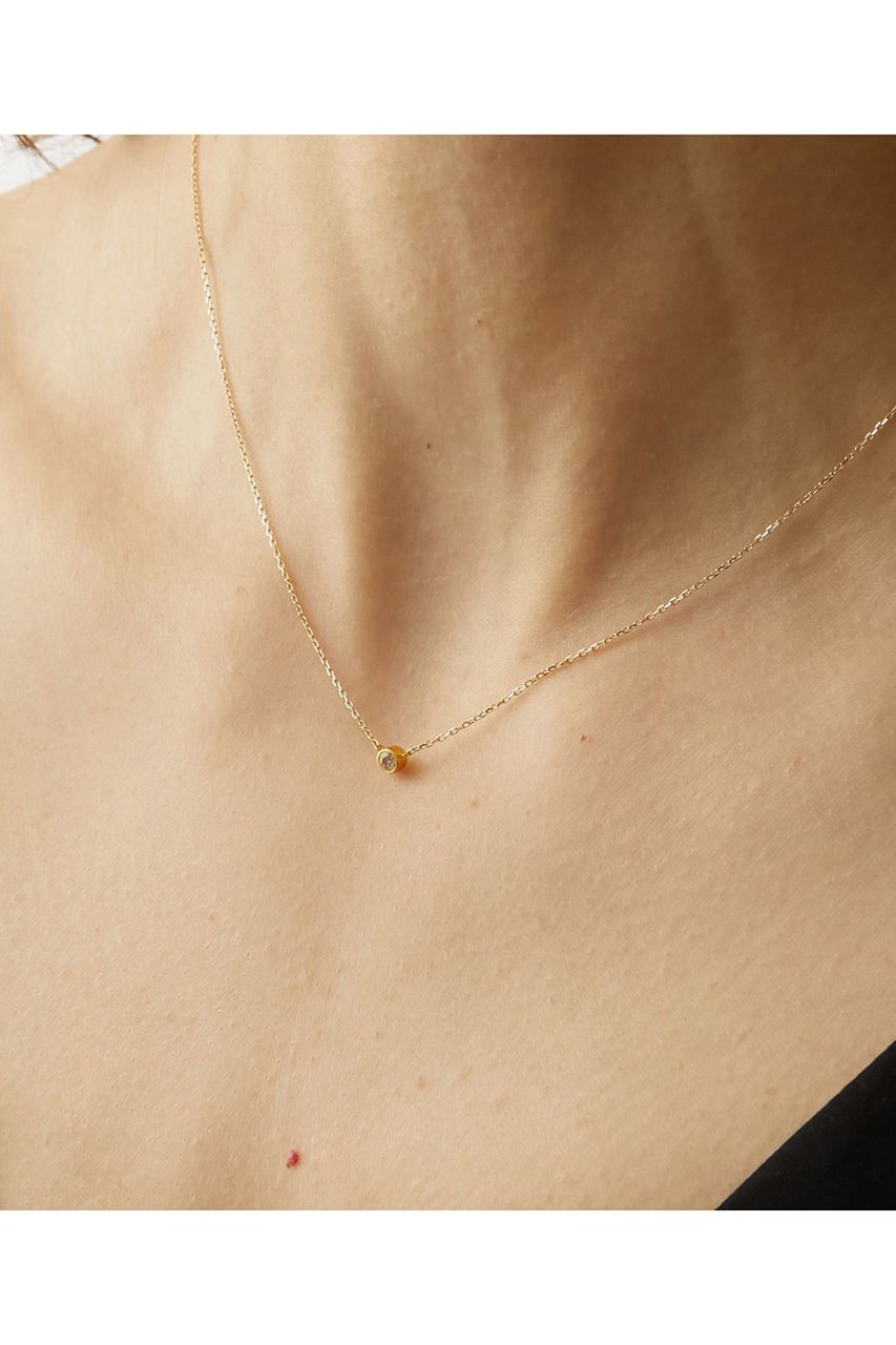 【アルティーダ ウード/ARTIDA OUD】のbasic K10 ブラウンダイヤモンド ベゼル ネックレス 人気、トレンドファッション・服の通販 founy(ファニー) 　ファッション　Fashion　レディースファッション　Fashion for Women　ジュエリー　Jewelry　ネックレス　Necklaces & Pendants　ギフト プレゼント　Gift / Present　シンプル　Simple, Minimal　ダイヤモンド　Diamond, Brilliant Cut　ネックレス　Necklace, Pendant Necklace　フォルム　Silhouette, Form　ベーシック　Basic, Essential　other-4|ID: prp329100004951664 ipo3291000000037157779