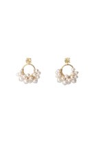【ナチュラリジュエリ/NATURALI JEWELRY】のバブルリングピアス パール|ID: prp329100004951674 ipo3291000000037335663