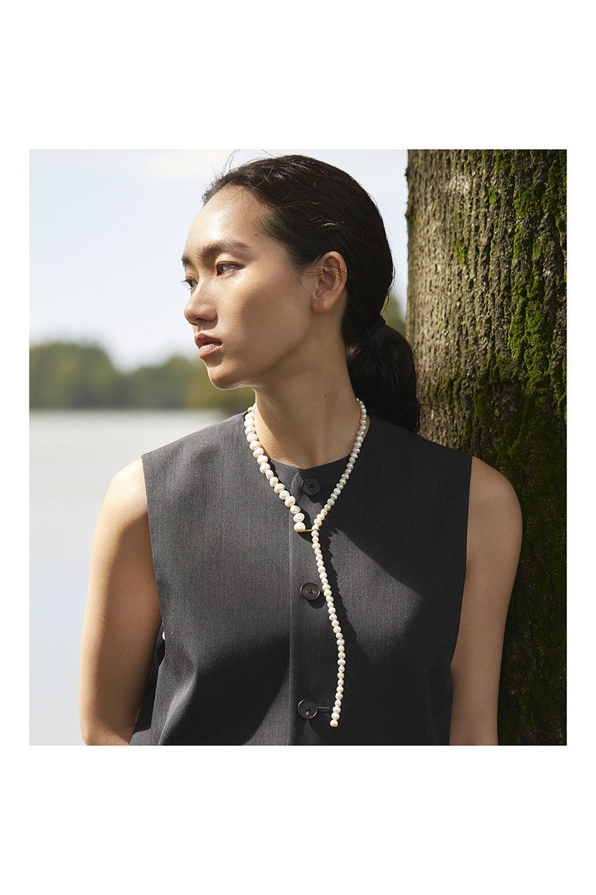 【プリーク/Preek】のBAROQUE PEARL LARIAT ネックレス 人気、トレンドファッション・服の通販 founy(ファニー) 　ファッション　Fashion　レディースファッション　Fashion for Women　ジュエリー　Jewelry　ネックレス　Necklaces & Pendants　ジュエリー　Jewelry, Accessories　ネックレス　Necklace, Pendant Necklace　ハーフ　Half, Half-Length　パール　Pearl, Pearl Accent　メタル　Metal, Metal Parts　other-2|ID: prp329100004951675 ipo3291000000037157850