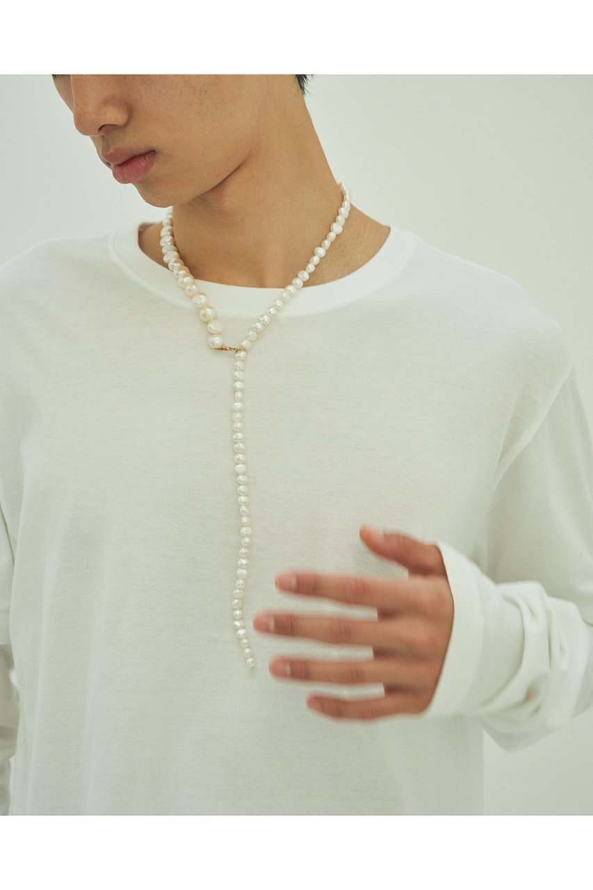 【プリーク/Preek】のBAROQUE PEARL LARIAT ネックレス 人気、トレンドファッション・服の通販 founy(ファニー) 　ファッション　Fashion　レディースファッション　Fashion for Women　ジュエリー　Jewelry　ネックレス　Necklaces & Pendants　ジュエリー　Jewelry, Accessories　ネックレス　Necklace, Pendant Necklace　ハーフ　Half, Half-Length　パール　Pearl, Pearl Accent　メタル　Metal, Metal Parts　other-7|ID: prp329100004951675 ipo3291000000037157855