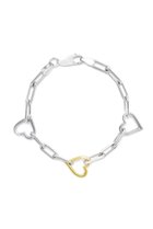 【オー/oeau】のthree heart chain ブレスレット シルバー|ID: prp329100004951830 ipo3291000000037158808