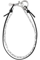 【プランク プロジェクト/PRANK PROJECT】のレザーチェーン2WAYチョーカー / Leather Chain 2way Choker SLV(シルバー)|ID: prp329100004951884 ipo3291000000037159150