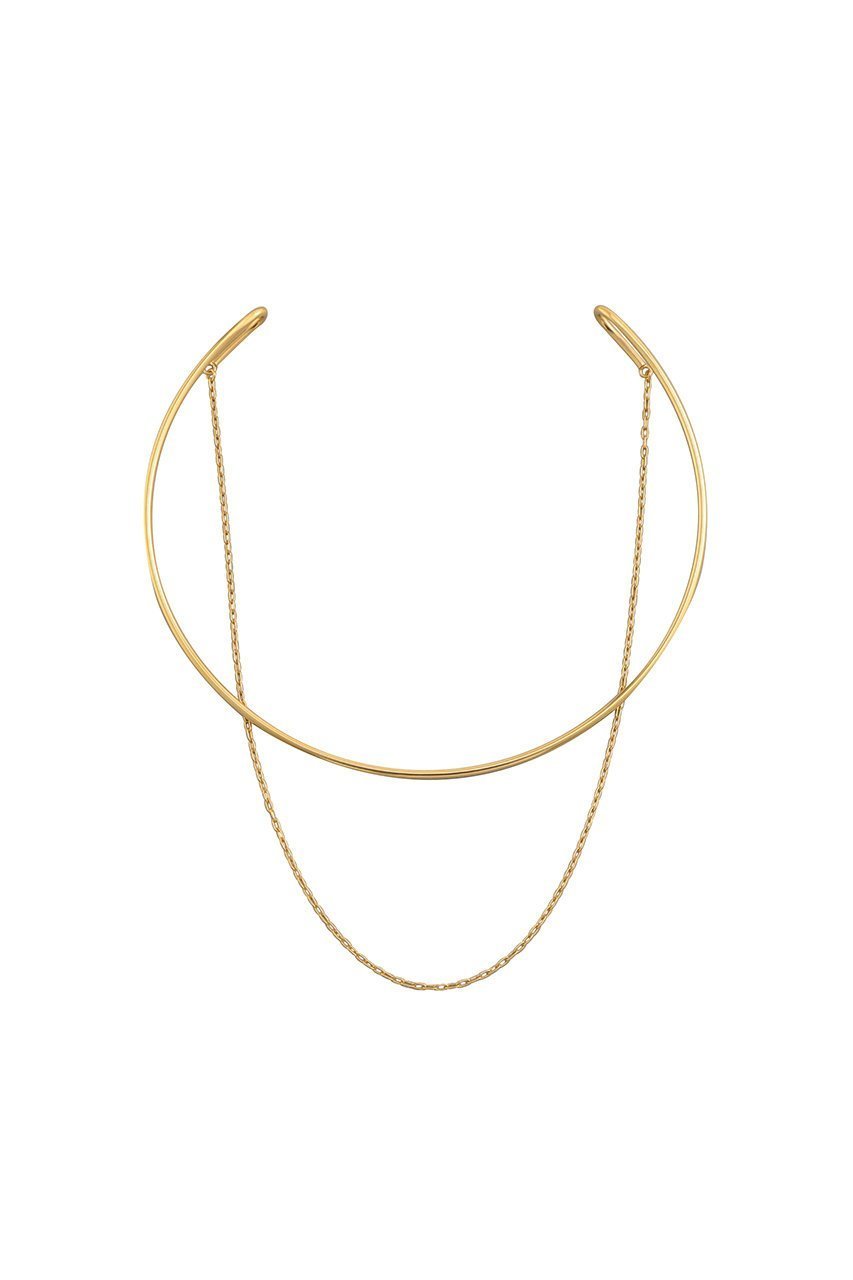 【プラス ヴァンドーム/Plus Vendome】のチョーカー ネックレス インテリア・キッズ・メンズ・レディースファッション・服の通販 founy(ファニー) 　ファッション　Fashion　レディースファッション　Fashion for Women　ジュエリー　Jewelry　ネックレス　Necklaces & Pendants　おすすめ　Recommended / Our Picks　シンプル　Simple, Minimal　ジャケット　Jacket, Outerwear　チェーン　Chain, Chain Strap　ネックレス　Necklace, Pendant Necklace　ゴールド|ID: prp329100004951972 ipo3291000000037159674