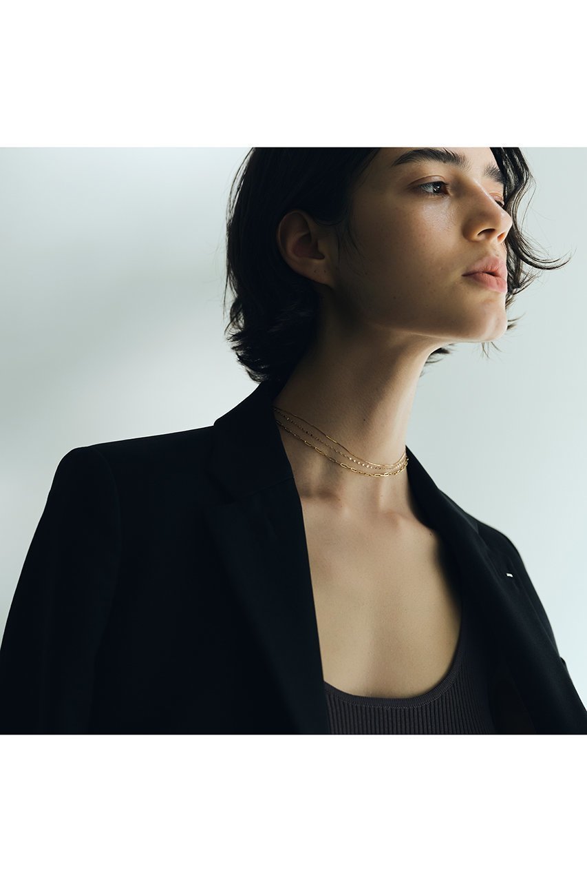 【プラス ヴァンドーム/Plus Vendome】のSTANDARD K10 チェーンネックレス 人気、トレンドファッション・服の通販 founy(ファニー) 　ファッション　Fashion　レディースファッション　Fashion for Women　ジュエリー　Jewelry　ネックレス　Necklaces & Pendants　イエロー　Yellow　ショート　Short, Short Length　シンプル　Simple, Minimal　ジャケット　Jacket, Outerwear　チェーン　Chain, Chain Strap　ネックレス　Necklace, Pendant Necklace　ベーシック　Basic, Essential　エレガント 上品　Elegant　other-8|ID: prp329100004951973 ipo3291000000037159687