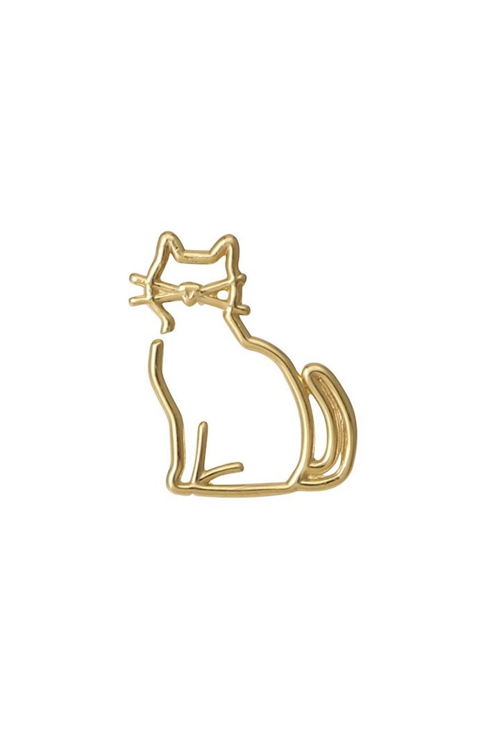【アリータ/ALIITA】のMIAU ピアス(片耳用) インテリア・キッズ・メンズ・レディースファッション・服の通販 founy(ファウニー) https://founy.com/ ファッション Fashion レディースファッション Fashion for Women ジュエリー Jewelry ファッションリング Fashion Rings イヤリング・フープ・ドロップタイプ Hoop, Drop & Clip Earrings イエロー Yellow イヤリング Earrings パーティ Party, Party Style モチーフ Motif, Design Theme エレガント 上品 Elegant 片耳 One-Ear, Single Earring 猫 Cat, Kitty |ID: prp329100004951992 ipo3291000000037159788