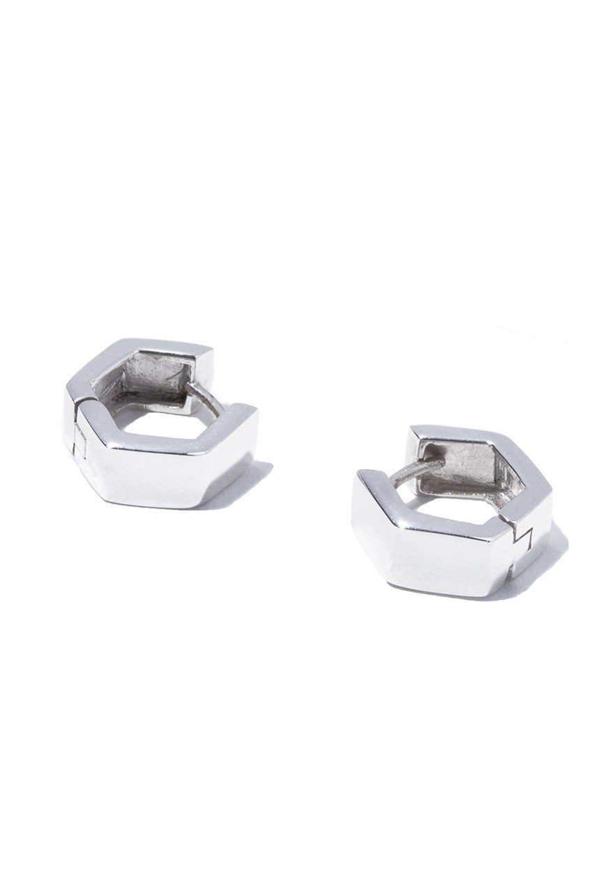 【クイップ クエイント/quip queint】のhexagon hoop ピアス インテリア・キッズ・メンズ・レディースファッション・服の通販 founy(ファニー) 　ファッション　Fashion　レディースファッション　Fashion for Women　ジュエリー　Jewelry　ファッションリング　Fashion Rings　イヤリング・フープ・ドロップタイプ　Hoop, Drop & Clip Earrings　イヤリング　Earrings　シンプル　Simple, Minimal　ジュエリー　Jewelry, Accessories　スマート　Smart, Elegant　フォルム　Silhouette, Form　フープ　Hoop, Hoop Earrings　シルバー|ID: prp329100004952011 ipo3291000000037159902