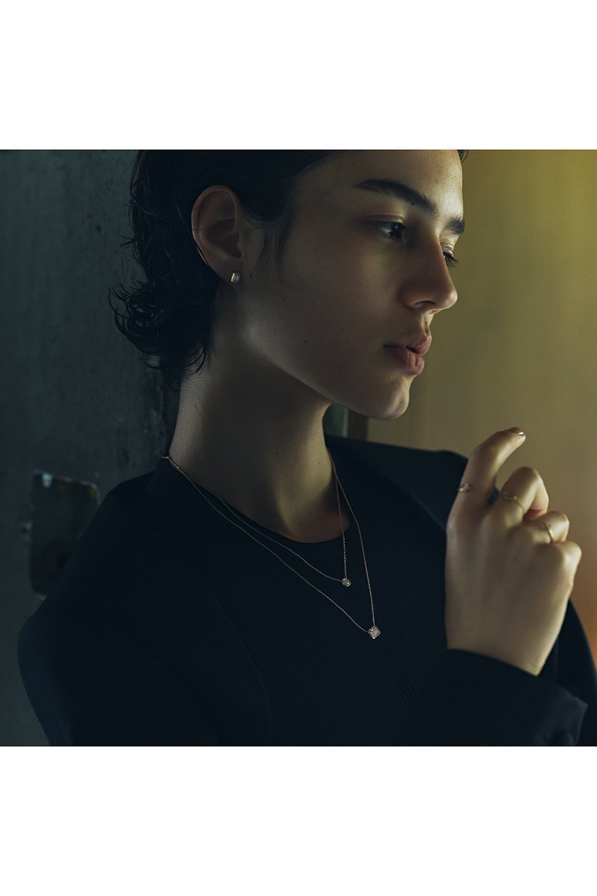 【プラス ヴァンドーム/Plus Vendome】のLAB K10 モアッサナイト ネックレス 人気、トレンドファッション・服の通販 founy(ファニー) 　ファッション　Fashion　レディースファッション　Fashion for Women　ジュエリー　Jewelry　ネックレス　Necklaces & Pendants　イエロー　Yellow　ダイヤモンド　Diamond, Brilliant Cut　チェーン　Chain, Chain Strap　ネックレス　Necklace, Pendant Necklace　フランス　France, French　モダン　Modern, Contemporary　other-8|ID: prp329100004952124 ipo3291000000037160553