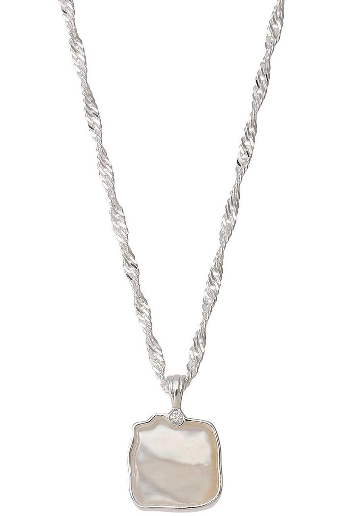 【デイジー ロンドン/DAISY LONDON】のORGANIC MOTHER OF PEARL ネックレス インテリア・キッズ・メンズ・レディースファッション・服の通販 founy(ファウニー) https://founy.com/ ファッション Fashion レディースファッション Fashion for Women ジュエリー Jewelry ネックレス Necklaces & Pendants コレクション Collection, Seasonal Line スクエア Square, Square Shape ネックレス Necklace, Pendant Necklace プレート Plate, Dish |ID: prp329100004952131 ipo3291000000037160596