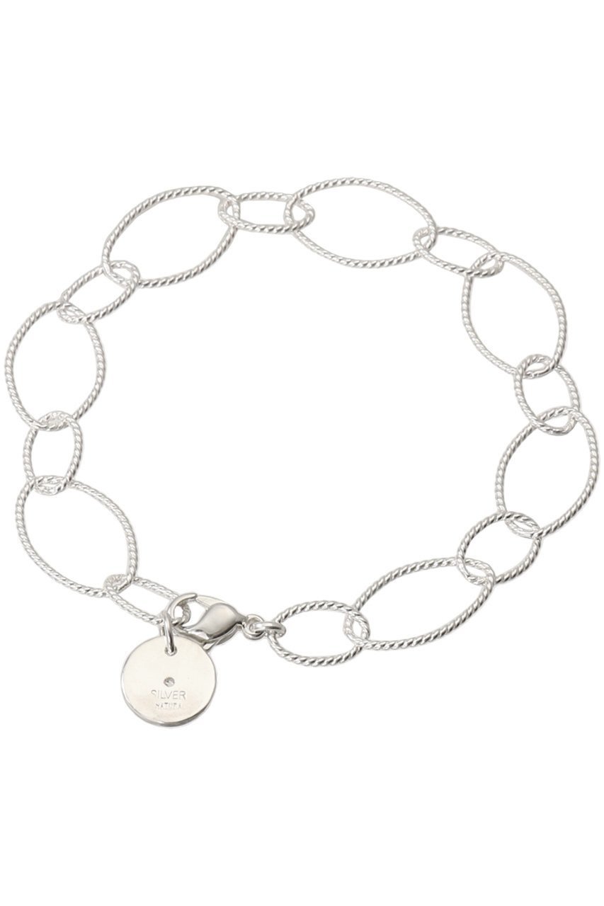 【ナチュラリジュエリ/NATURALI JEWELRY】のSILVER ツイストチェーンブレスレット 人気、トレンドファッション・服の通販 founy(ファニー) 　ファッション　Fashion　レディースファッション　Fashion for Women　ジュエリー　Jewelry　チェーン＆カフブレスレット　Cuff & Chain Bracelets　バングル・カフブレスレット　Bangles & Cuff Bracelets　コンビ　Combo, Combination Style　チェーン　Chain, Chain Strap　チャーム　Charm, Pendant　ツイスト　Tweed, Tweed Fabric　テクスチャー　Texture, Textured Fabric　ブレスレット　Bracelet, Wristband　other-4|ID: prp329100004952159 ipo3291000000037160774