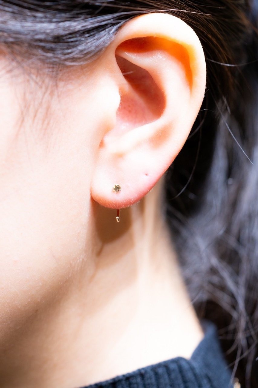 【カオル/KAORU】のDiamond ゴールド フープピアス(片耳用) 人気、トレンドファッション・服の通販 founy(ファニー) 　ファッション　Fashion　レディースファッション　Fashion for Women　ジュエリー　Jewelry　ファッションリング　Fashion Rings　イヤリング・フープ・ドロップタイプ　Hoop, Drop & Clip Earrings　イヤリング　Earrings　ダイヤモンド　Diamond, Brilliant Cut　フープ　Hoop, Hoop Earrings　リュクス　Luxury, Elegant, High-End, Chic　片耳　One-Ear, Single Earring　other-5|ID: prp329100004952182 ipo3291000000037160925