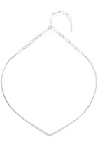 【ガリャルダガランテ/GALLARDAGALANTE】のV カーブチョーカーネックレス 人気、トレンドファッション・服の通販 founy(ファニー) ファッション Fashion レディースファッション Fashion for Women ジュエリー Jewelry ネックレス Necklaces & Pendants チェーン Chain, Chain Strap ネックレス Necklace, Pendant Necklace フィット Fit, Slim Fit フォーマル Formal, Dressy thumbnail シルバー|ID: prp329100004952185 ipo3291000000037160945