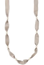 【オブリオ/AUBRIOT】の【camille surault】別注 Charlotte リボンネックレス グレー|ID: prp329100004952247 ipo3291000000037161301