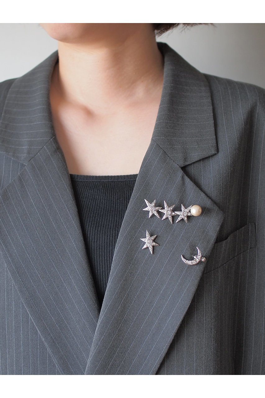 【アデル ビジュー/ADER bijoux】のSTAR パールブローチ 人気、トレンドファッション・服の通販 founy(ファニー) 　ファッション　Fashion　レディースファッション　Fashion for Women　ジュエリー　Jewelry　シンプル　Simple, Minimal　パール　Pearl, Pearl Accent　ブローチ　Brooch, Pin Brooch　メタル　Metal, Metal Parts　エレガント 上品　Elegant　other-2|ID: prp329100004952257 ipo3291000000037161369
