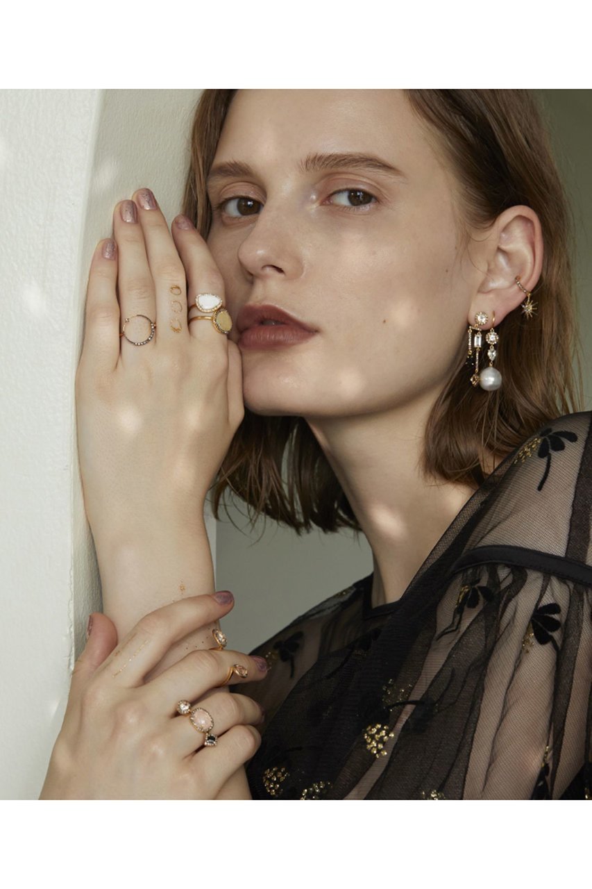 【アルティーダ ウード/ARTIDA OUD】の[glimmer] ニュームーン サークル パヴェダイヤモンド リング 人気、トレンドファッション・服の通販 founy(ファニー) 　ファッション　Fashion　レディースファッション　Fashion for Women　ジュエリー　Jewelry　コーティング　Coating, Coated Finish　サークル　Circle, Round Design　シルバー　Silver, Metallic Silver　ダイヤモンド　Diamond, Brilliant Cut　モチーフ　Motif, Design Theme　エレガント 上品　Elegant　other-5|ID: prp329100004952276 ipo3291000000037161485