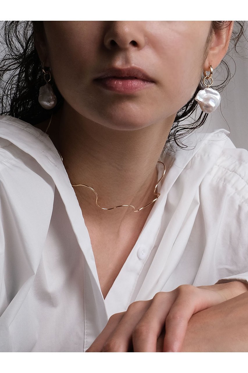 【ナチュラリジュエリ/NATURALI JEWELRY】のウェーブチョーカー 人気、トレンドファッション・服の通販 founy(ファニー) 　ファッション　Fashion　レディースファッション　Fashion for Women　ジュエリー　Jewelry　ネックレス　Necklaces & Pendants　ネックレス　Necklace, Pendant Necklace　パーティ　Party, Party Style　パール　Pearl, Pearl Accent　エレガント 上品　Elegant　other-3|ID: prp329100004952373 ipo3291000000037162075