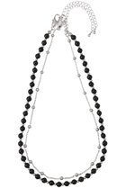 【メゾンスペシャル/MAISON SPECIAL】のブラックオニキスチェーンコンビネックレス BLK(ブラック)|ID: prp329100004952380 ipo3291000000037162114