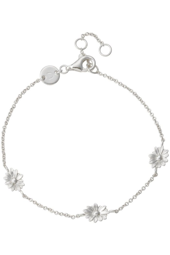 【デイジー ロンドン/DAISY LONDON】のDAISY CHAIN FLOWER ブレスレット インテリア・キッズ・メンズ・レディースファッション・服の通販 founy(ファウニー) https://founy.com/ ファッション Fashion レディースファッション Fashion for Women ジュエリー Jewelry チェーン＆カフブレスレット Cuff & Chain Bracelets バングル・カフブレスレット Bangles & Cuff Bracelets クール Cool, Chic コレクション Collection, Seasonal Line シルバー Silver, Metallic Silver ブレスレット Bracelet, Wristband エレガント 上品 Elegant |ID: prp329100004952389 ipo3291000000037162175