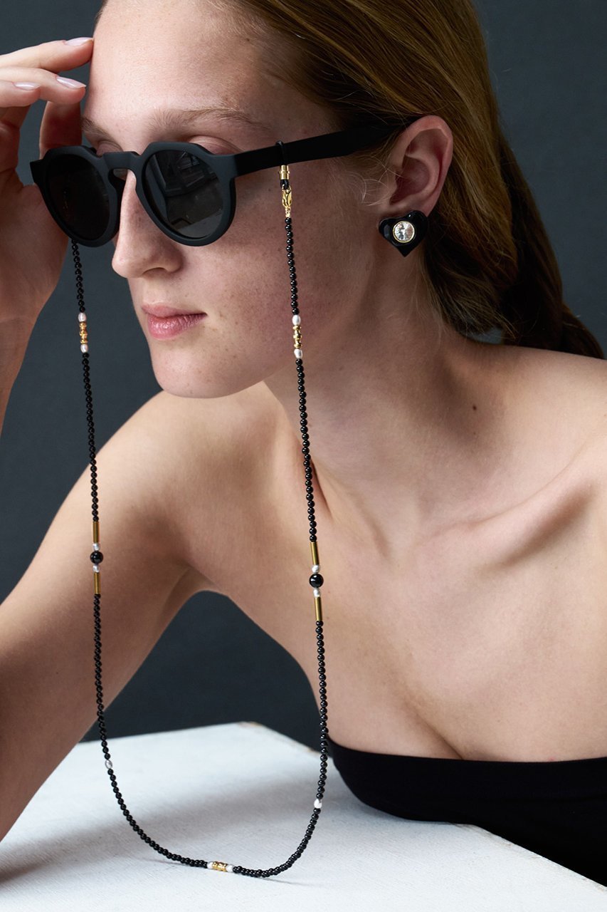 【イリスフォーセブン/IRIS 47】のonyx glass chain ネックレス 人気、トレンドファッション・服の通販 founy(ファニー) 　ファッション　Fashion　レディースファッション　Fashion for Women　ジュエリー　Jewelry　ネックレス　Necklaces & Pendants　グラス　Glass, Eyewear　チェーン　Chain, Chain Strap　ネックレス　Necklace, Pendant Necklace　パール　Pearl, Pearl Accent　夏　Summer　other-2|ID: prp329100004952437 ipo3291000000037162479