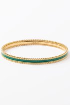 【ヌキテパ/NE QUITTEZ PAS】の【UPALA】Milgrain Enamel バングル グリーン|ID: prp329100004952448 ipo3291000000037162543