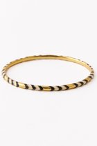 【ヌキテパ/NE QUITTEZ PAS】の【UPALA】Striped Enamel バングル ブラック|ID: prp329100004952449 ipo3291000000037162548