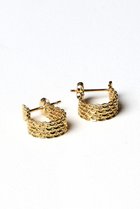 【ジジ/GIGI】の【受注生産】Knitted chain ピアス ゴールド|ID: prp329100004952527 ipo3291000000037163036